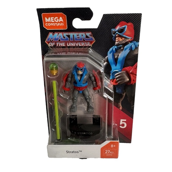 Mega Construx MOTU Stratos GCP70 Heroes Series 5 Masters Universe Figure MOC - Picture 1 of 3
